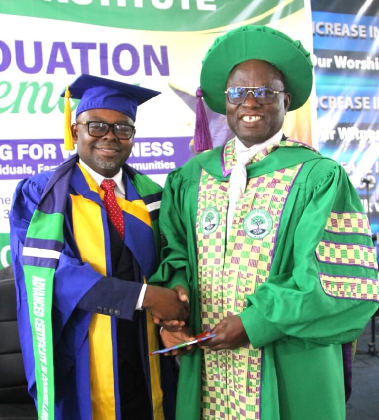 PS. FELIX NANA BOAKYE GRADUATES AS OVERALL BEST STUDENT AT HCCI FIFTH GRADUATION CEREMONY